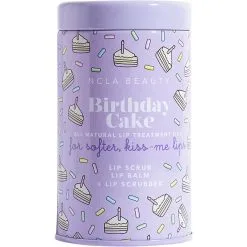 NCLA BEAUTY Lip Care Duo + Lip Scrubber Birthday Cake