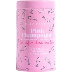 NCLA BEAUTY Lip Care Duo + Lip Scrubber Pink Champagne