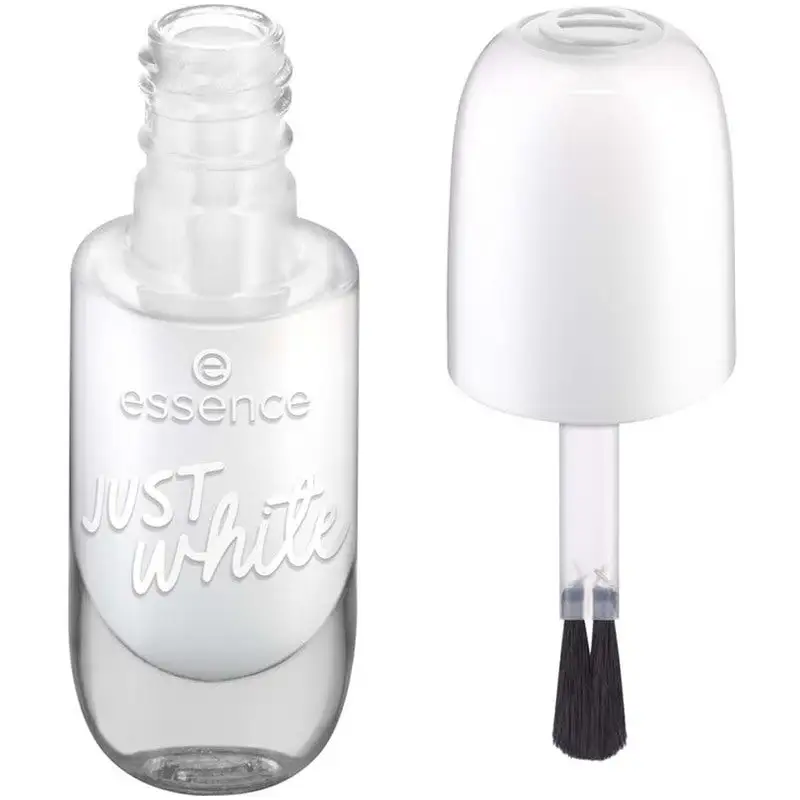 Essence Gel Nail Polish 33 JUST White 3 Essence Gel Nail Polish 33 JUST White