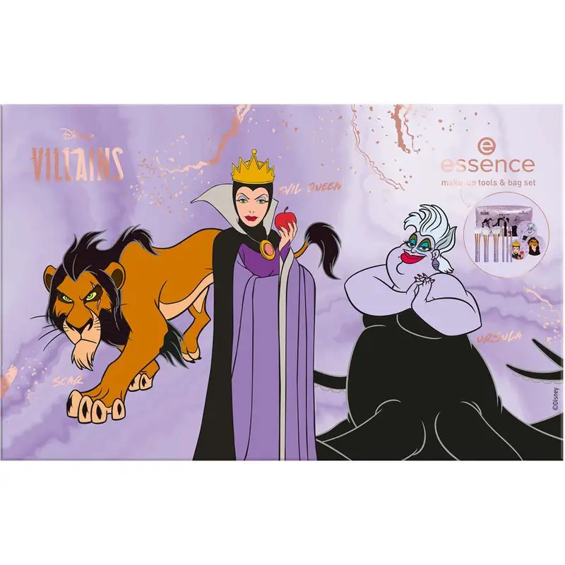 Essence Disney Villains Make-up Tools & Bag Set 3 Essence Disney Villains Make-up Tools & Bag Set