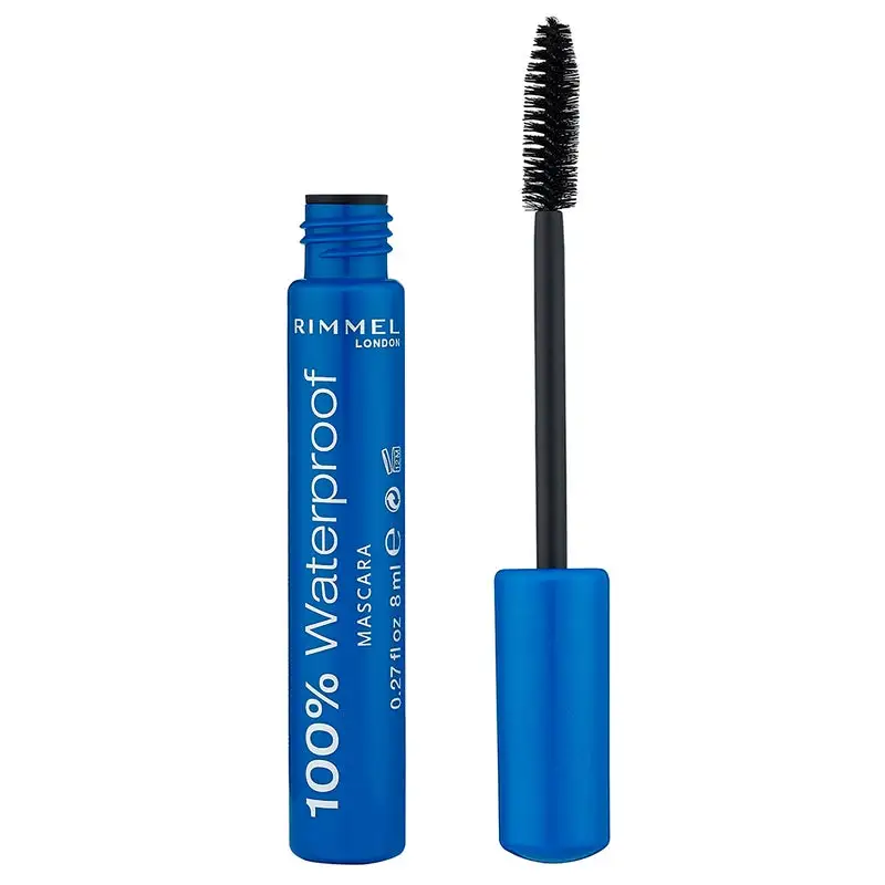 Rimmel London 100% Waterproof Mascara 001 Black 4 Rimmel London 100% Waterproof Mascara 001 Black - Bilde 2