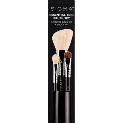 Sigma Beauty Essential Trio Brush Set - Black 7 Sigma Beauty Essential Trio Brush Set - Black -Dora butikk P 100074