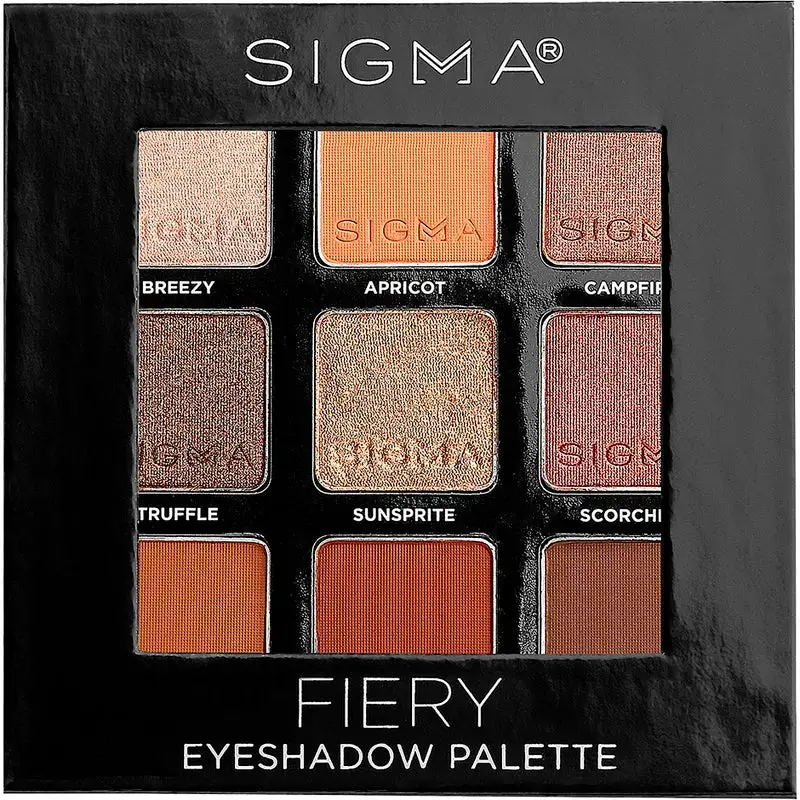 Sigma Beauty Fiery Eyeshadow Palette 5 Sigma Beauty Fiery Eyeshadow Palette - Bilde 3