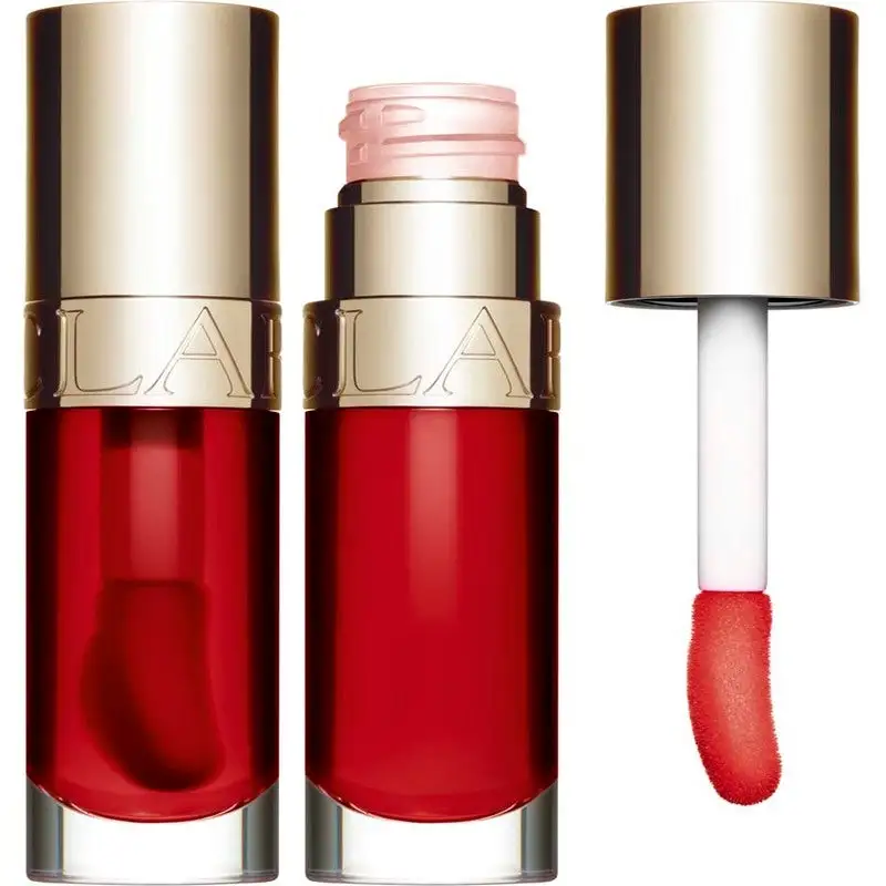 Clarins Lip Comfort Oil 08 Strawberry 6 Clarins Lip Comfort Oil 08 Strawberry - Bilde 4