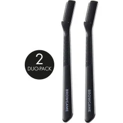 Browgame Cosmetics Eyebrow Shaping Knife Duo Pack 9 Browgame Cosmetics Eyebrow Shaping Knife Duo Pack -Dora butikk P 102916