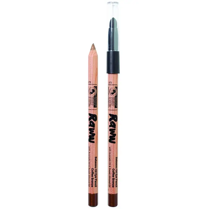 Raww Cosmetics Babassu Oil Eye Pencil Coffee Bronze 3 Raww Cosmetics Babassu Oil Eye Pencil Coffee Bronze