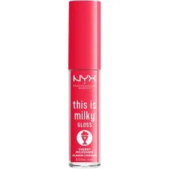 NYX Professional Makeup This Is Milky Gloss Lip Gloss Cherry Milk Shake 13 -Dora butikk P 109855