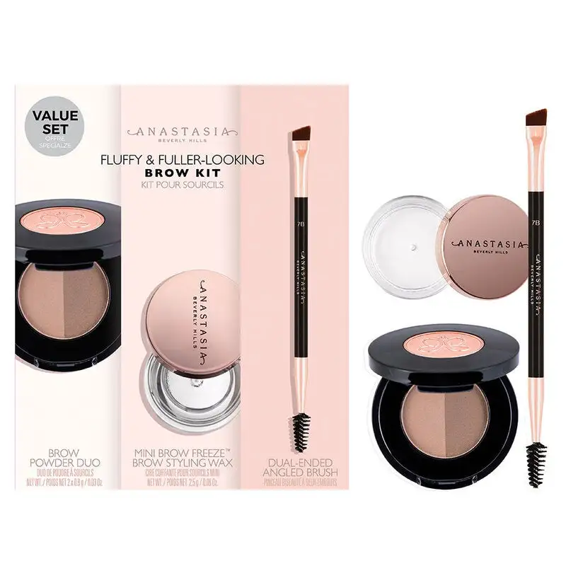 Anastasia Beverly Hills Fluffy & Fuller Looking Brow Kit Medium Brown Lip Liner: 1.49 G Crystal Lip Gloss: 4.8 Ml 6 Anastasia Beverly Hills Fluffy & Fuller Looking Brow Kit Medium Brown Lip Liner: 1.49 G Crystal Lip Gloss: 4.8 Ml - Bilde 4