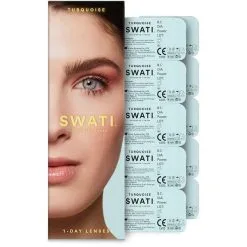 Swati Cosmetics Turquoise 1-Day (Pack Of 5) -Dora butikk P 113681