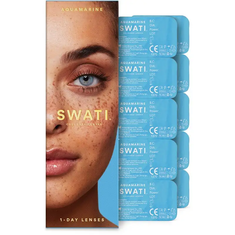 Swati Cosmetics Aquamarine 1-Day (Pack Of 5) 4 Swati Cosmetics Aquamarine 1-Day (Pack Of 5) - Bilde 2