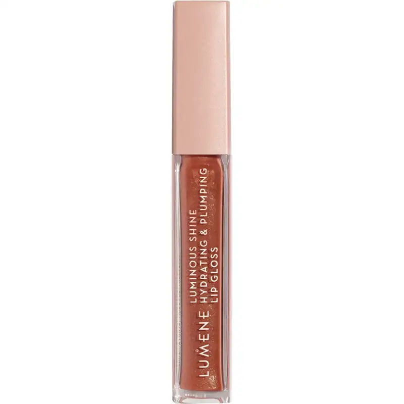 Lumene Luminous Shine Hydrating & Plumping Lip Gloss 8 Sunset Glow 5 Lumene Luminous Shine Hydrating & Plumping Lip Gloss 8 Sunset Glow - Bilde 3