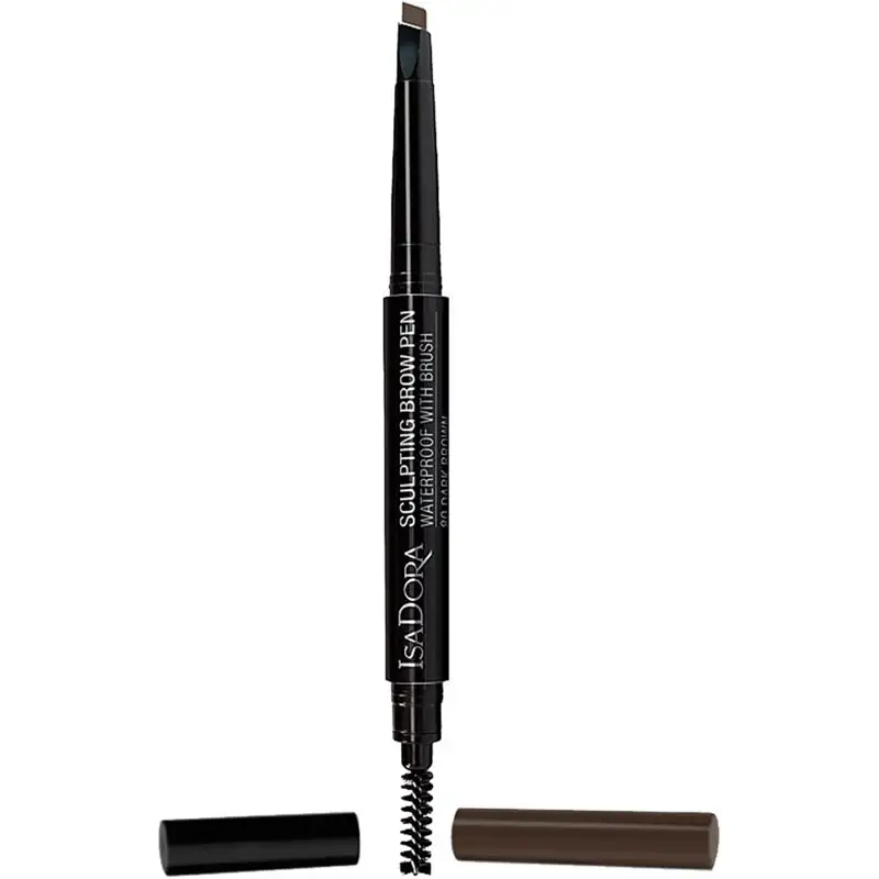 IsaDora Sculpting Brow Pen Waterproof With Brush Dark Brown 5 IsaDora Sculpting Brow Pen Waterproof With Brush Dark Brown - Bilde 3