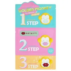 Holika Holika Golden Monkey Glamour Lip 3-Step Kit -Dora butikk P 68655
