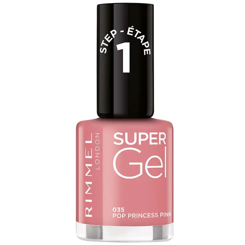 Rimmel London Super Gel Nail Polish 035 Pop Princess Pink 12 Ml 3 Rimmel London Super Gel Nail Polish 035 Pop Princess Pink 12 Ml