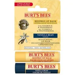 Burt's Bees Burt's Bees Lip Balm Duo Beeswax & Vanilla Bean 4,25g + 4,25g