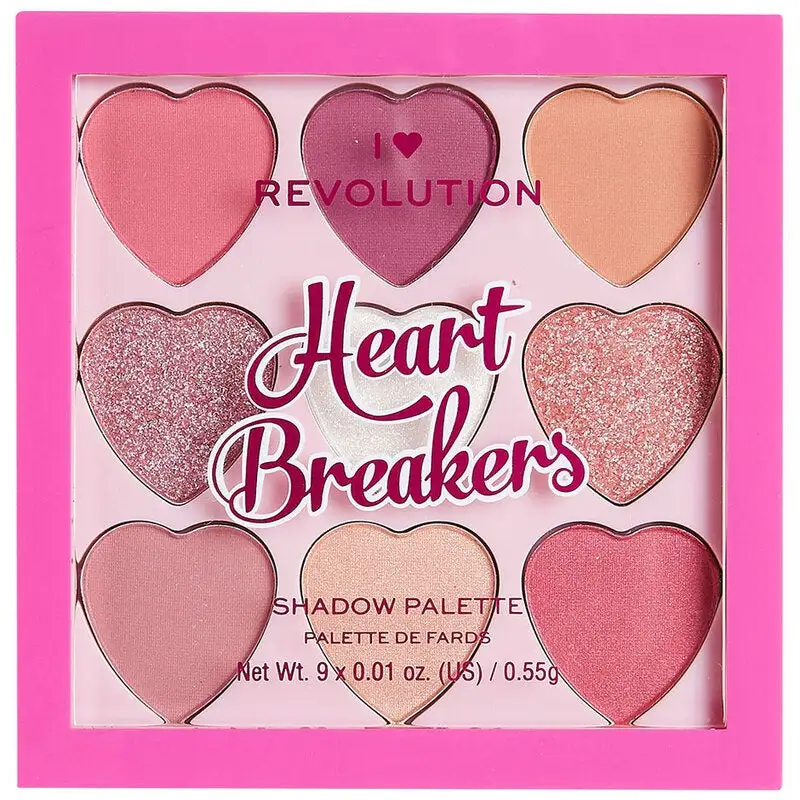 Makeup Revolution I Heart Heartbreakers Sweetheart Eyeshadow Palette 5 Makeup Revolution I Heart Heartbreakers Sweetheart Eyeshadow Palette - Bilde 3