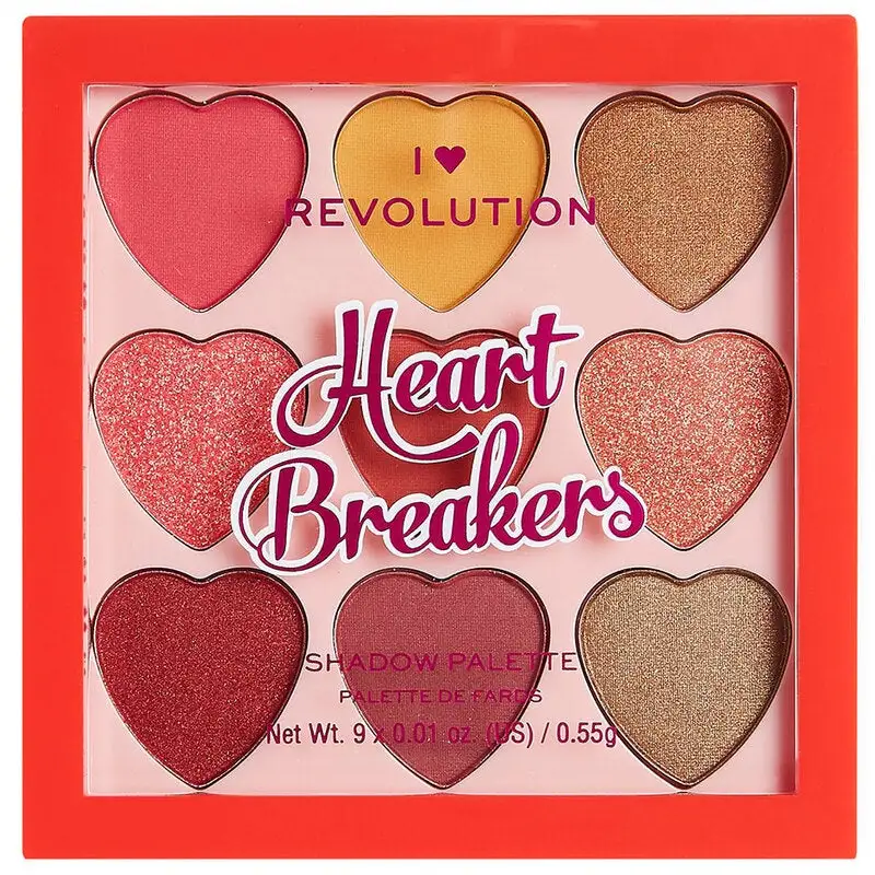 Makeup Revolution I Heart Heartbreakers Courage Eyeshadow Palette 5 Makeup Revolution I Heart Heartbreakers Courage Eyeshadow Palette - Bilde 3