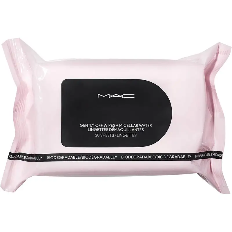MAC Cosmetics Mini Biodegradable Gently Off Wipes 3 MAC Cosmetics Mini Biodegradable Gently Off Wipes