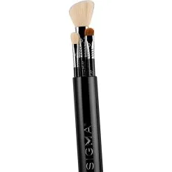 Sigma Beauty Essential Trio Brush Set - Black 6 Sigma Beauty Essential Trio Brush Set - Black -Dora butikk X 100074