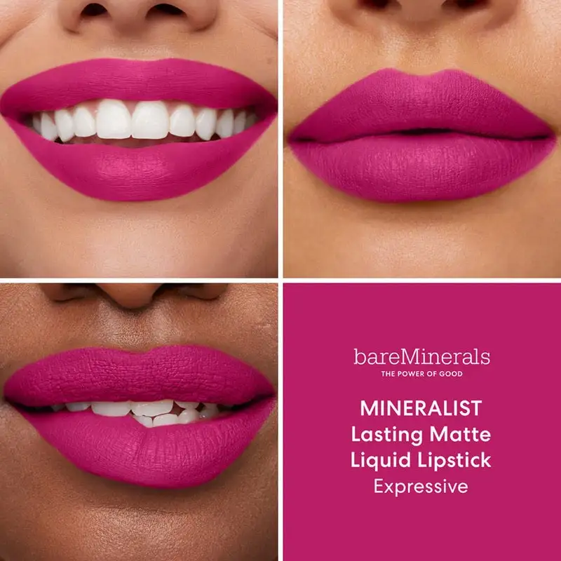 BareMinerals Mineralist Lasting Matte Liquid Lipstick Expressive 4 BareMinerals Mineralist Lasting Matte Liquid Lipstick Expressive - Bilde 2