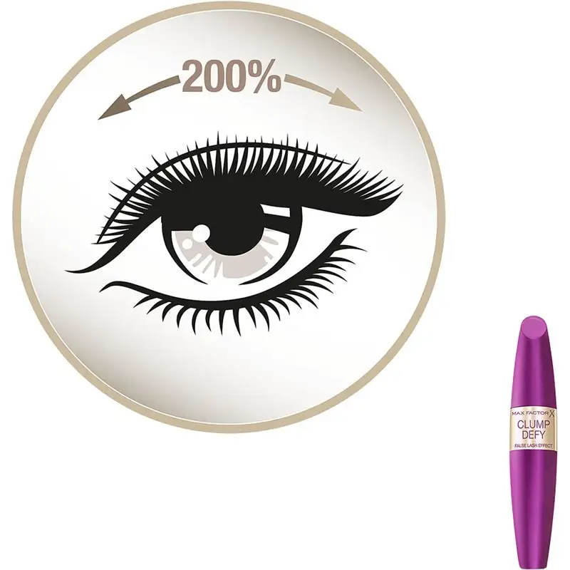 Max Factor Clump Defy Mascara Mascara 01 Black 13 Ml 4 Max Factor Clump Defy Mascara Mascara 01 Black 13 Ml - Bilde 2
