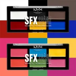 NYX Professional Makeup SFX Face And Body Paint Primary 6 NYX Professional Makeup SFX Face And Body Paint Primary -Dora butikk X 87189