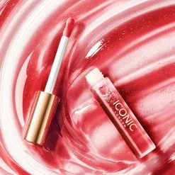 ICONIC London Lustre Lip Oil One To Watch, Red -Dora butikk Y 106694
