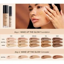 IsaDora Wake Up The Glow Foundation 5N 8 IsaDora Wake Up The Glow Foundation 5N -Dora butikk Y 112583